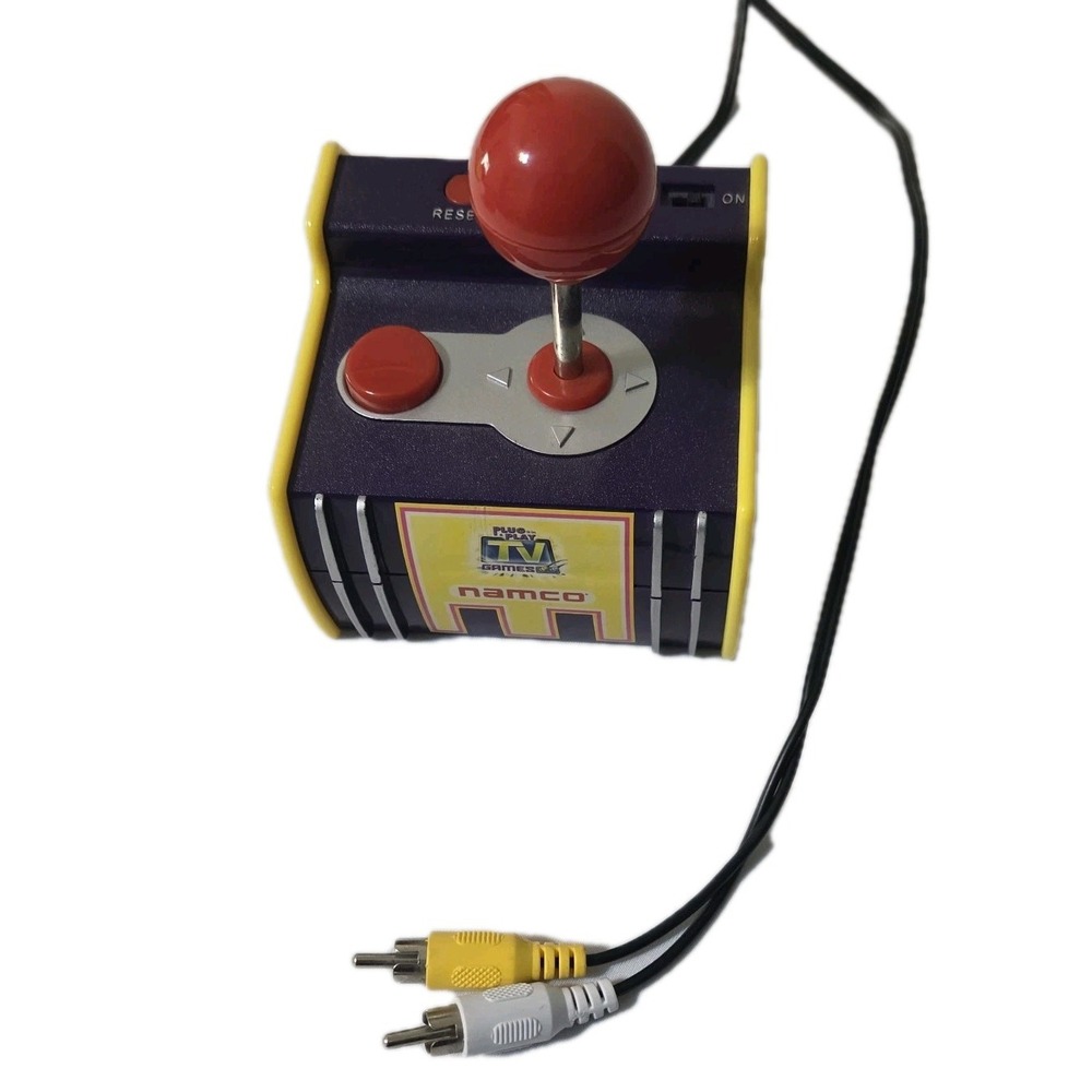 Jakks Pacific Namco 5-in-1 Plug & Play Video Game Pac-Man (2003) *Tested*